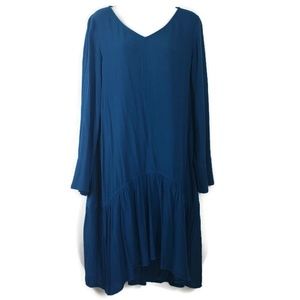 Soft Surroundings Blue Teal Sz S Small Tunic Sz S